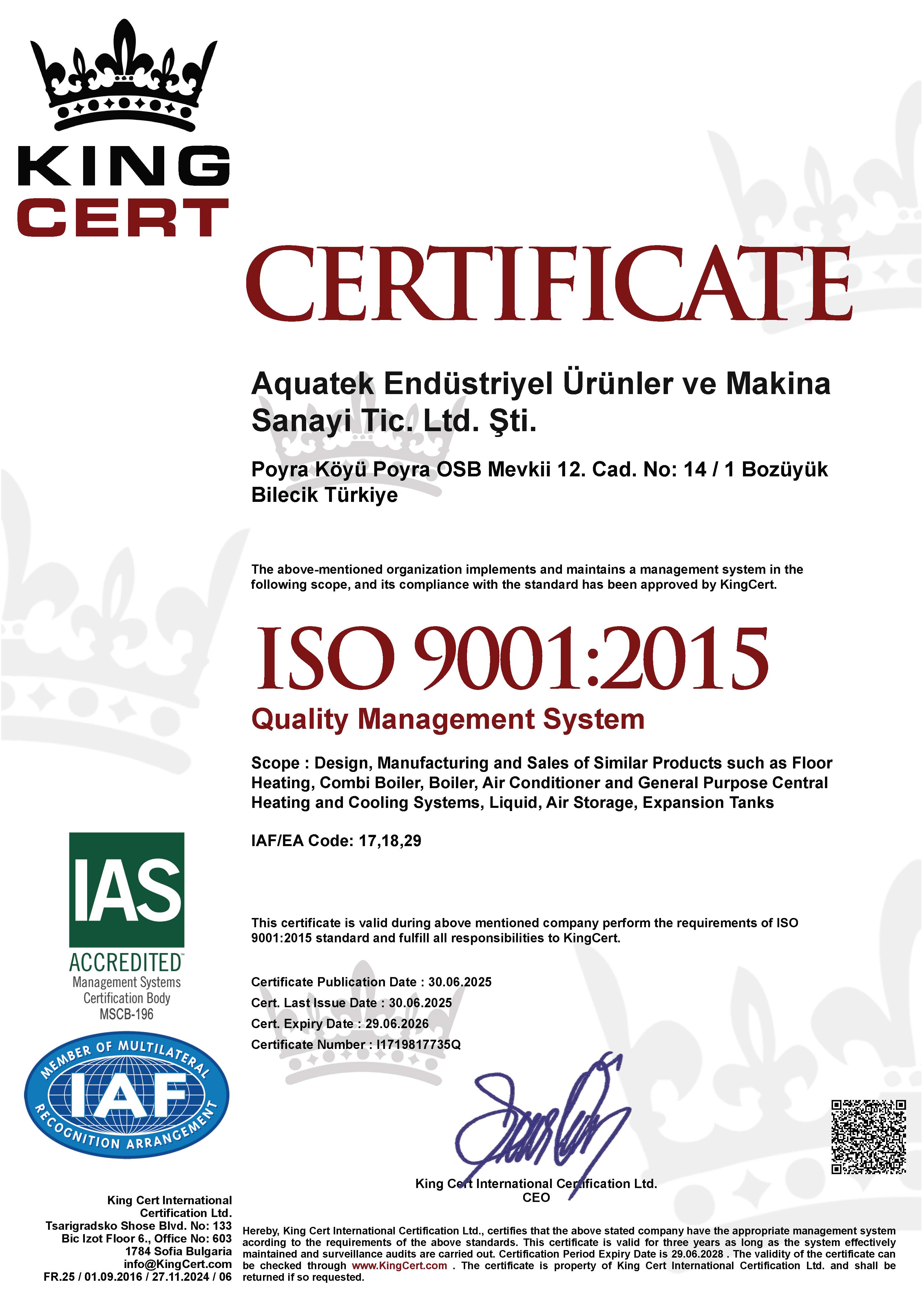 ISO 9001:2015